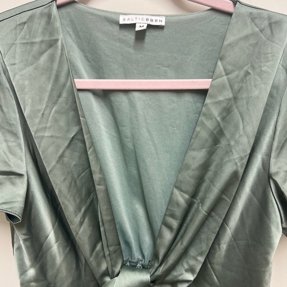 Baltic Born Poppy Satin Midi Dress - Picture 6 of 10